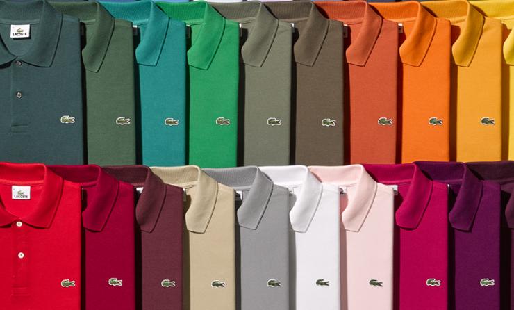 Polo lacoste 2025 homme couleur